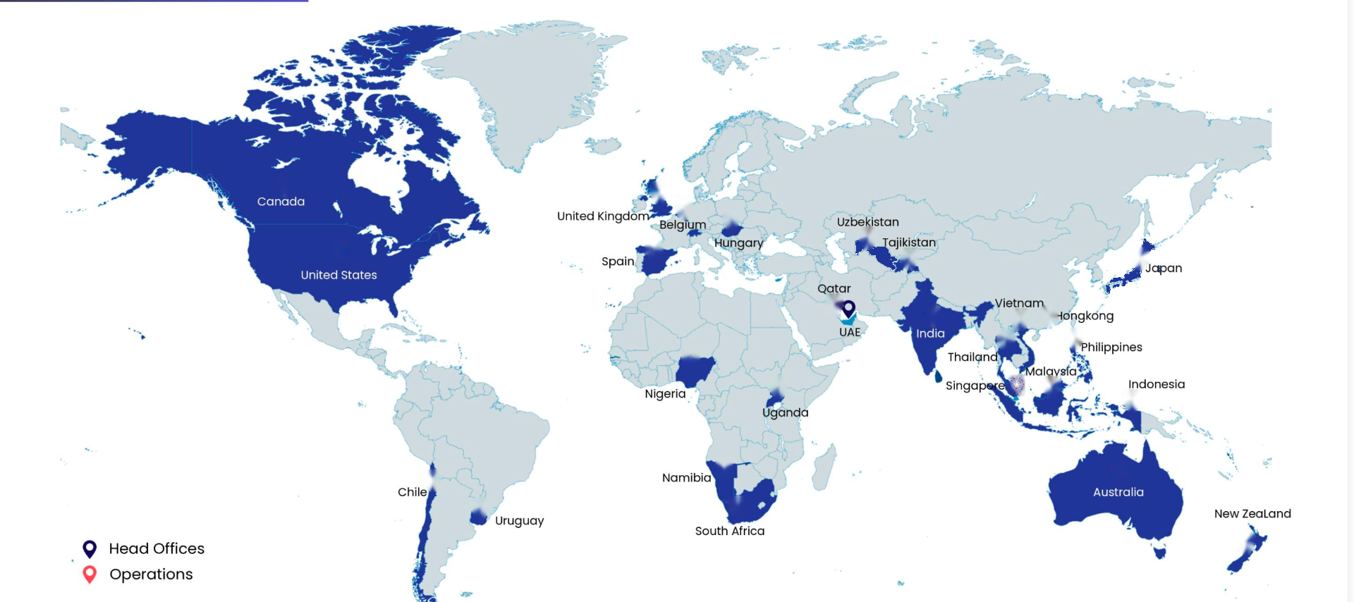 Welsbach global origination network - head offices and operations across five continents